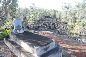 Hawaii Cemetery Lava