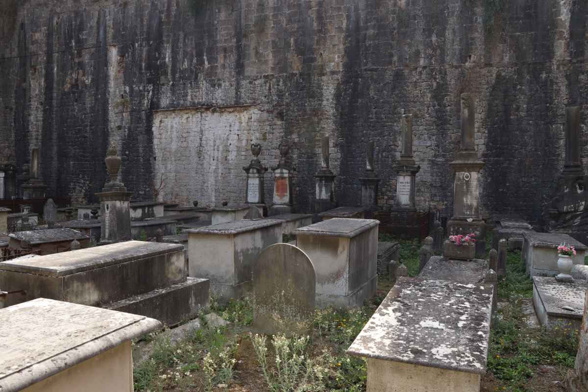 A Cemetery with Gravestones