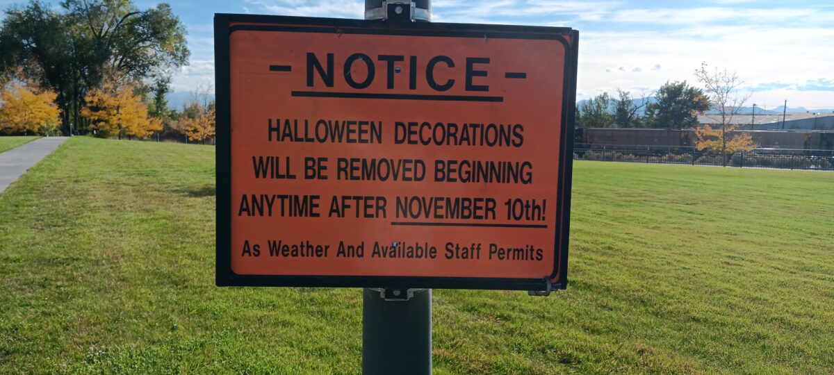 Halloween Grave Decorations Remove by November 10