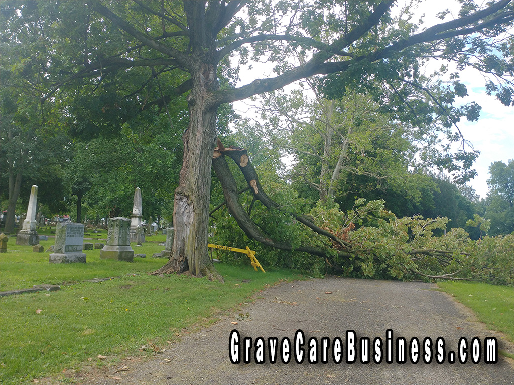 Cemetery Grave Care: Turning Storm Damage Into Business Opportunity